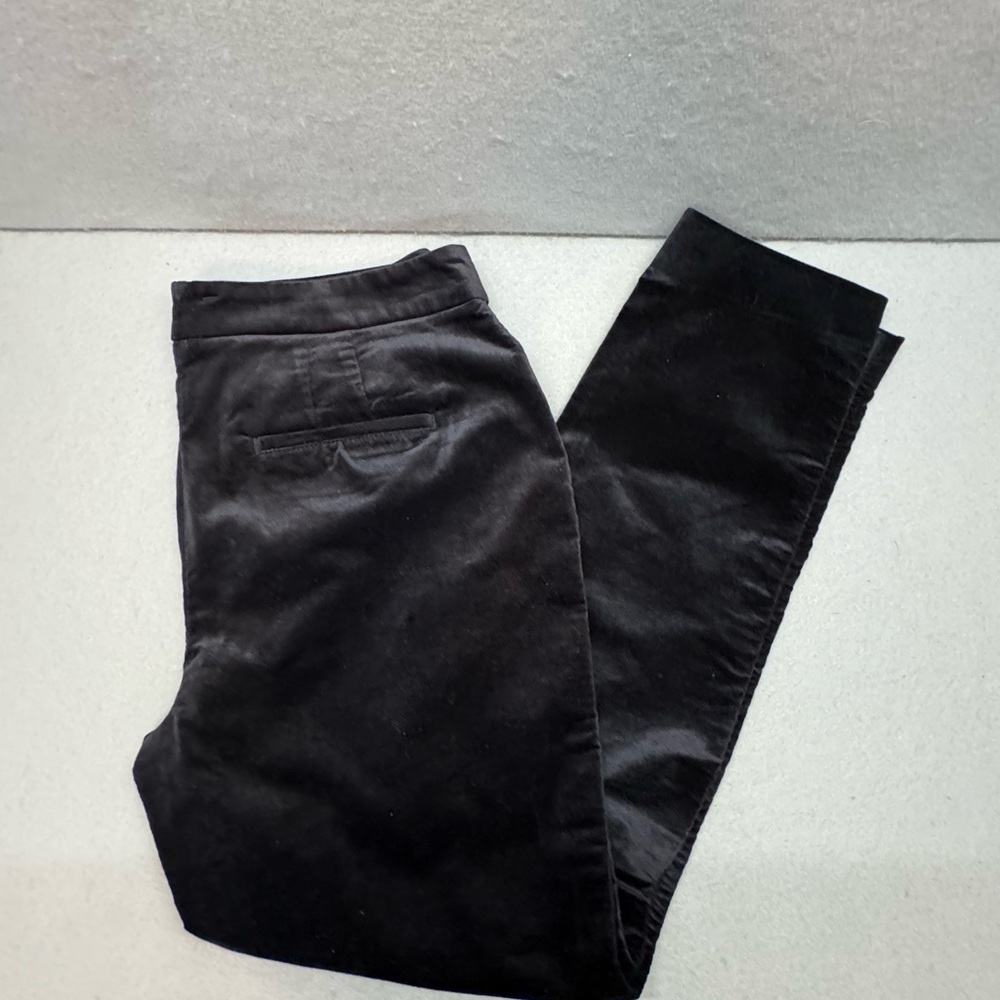 NWOT White House Black Market Slim Ankle Velvet Tuxedo Striped Pants